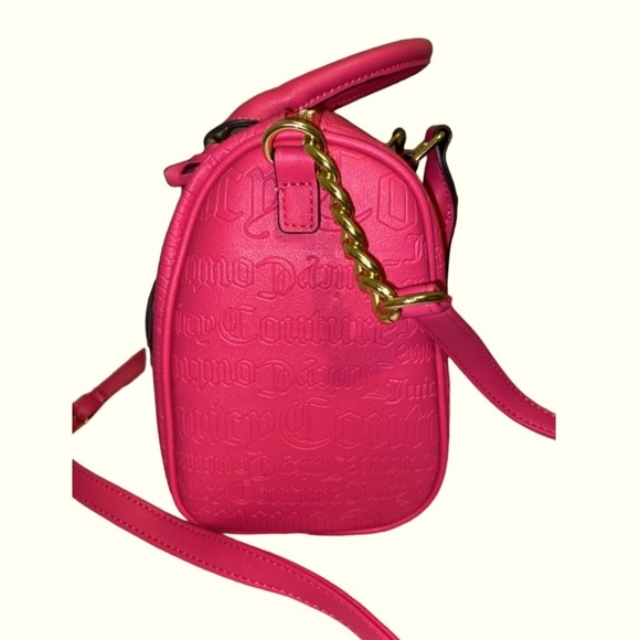 NWT JUICY COUTURE "FREE LOVE" Embossed Satchel - Picture 12 of 16